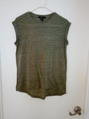 Forever 21 Olive Heather Sleeveless Tank Top